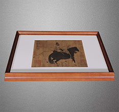 白河书画装裱配框服务案例